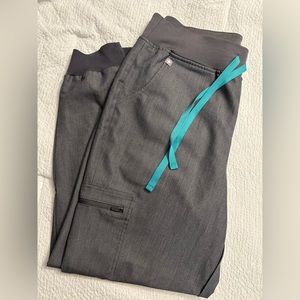 FIGS Graphite High Waisted Zamora Jogger Scrub Pant - Size Medium